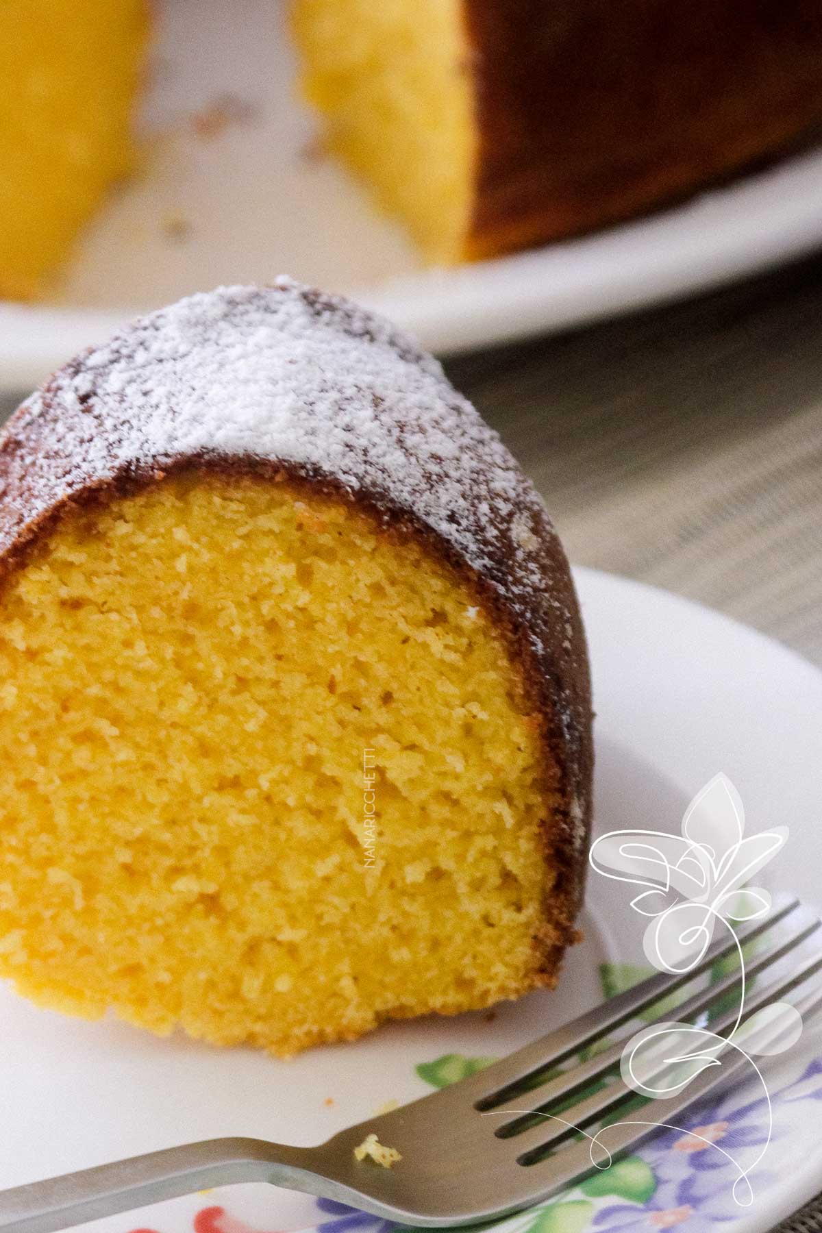 Receita de Bolo de Fubá Simples - faça para o lanche da tarde, para acompanhar aquele café quentinho.