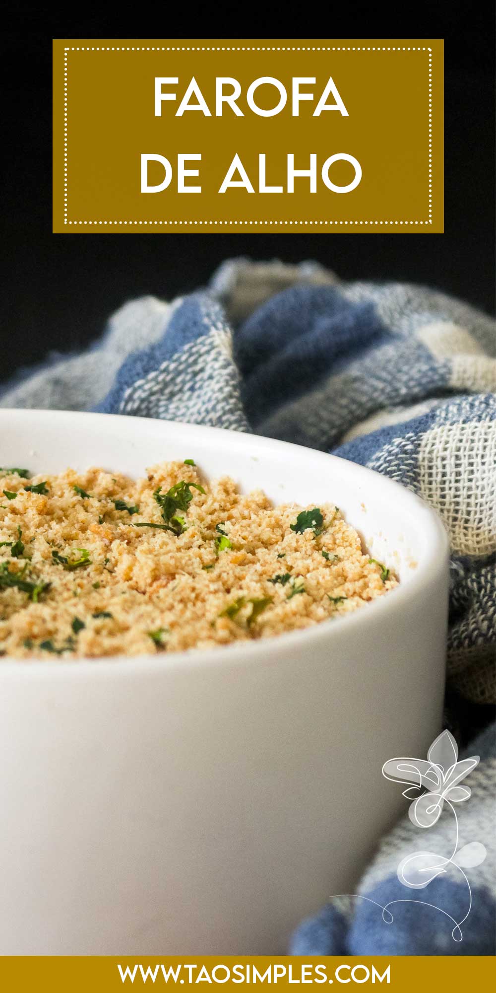 Receita de Farofa de Alho - faça uma farofa simples com alho e farinha de mandioca.