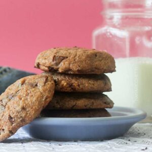 Receita de Cookies de Chocolate Americano - faça biscoito com gotas de chocolate para o lanche da tarde da criançada.