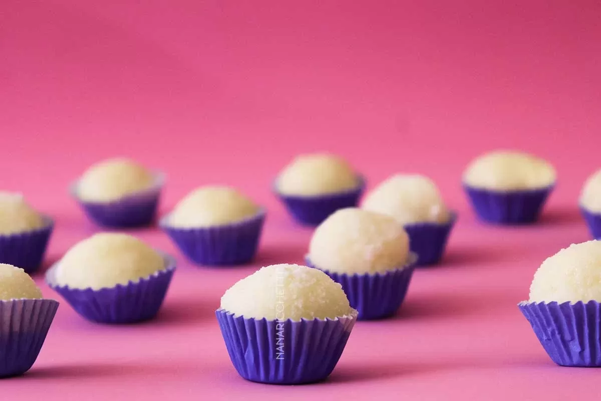 Receita de Docinho de Leite Ninho - para festejar ou beliscar no final de semana.