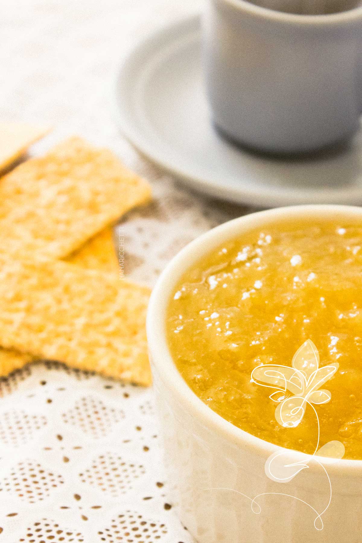 Receita de Geleia de Pêssego - faça em casa a sua própria geleia. 