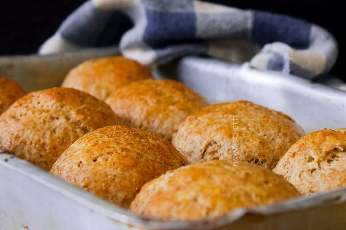 Pão de Minuto com Farinha Integral