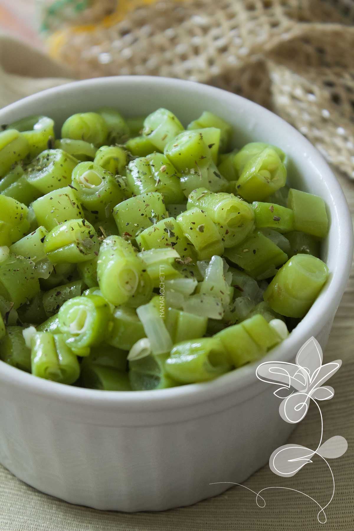 Receita de Vagem Refogada - um delicioso acompanhamento de legumes para o almoço ou jantar. 