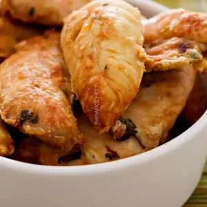 Receita de Frango Sassami na AirFryer - veja como é fácil fazer pedaços de frango na fritadeira sem óleo.