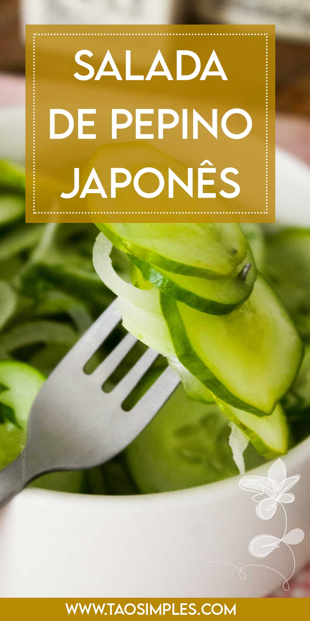 Aprenda a Como fazer Salada de Pepino Japonês para o Almoço!