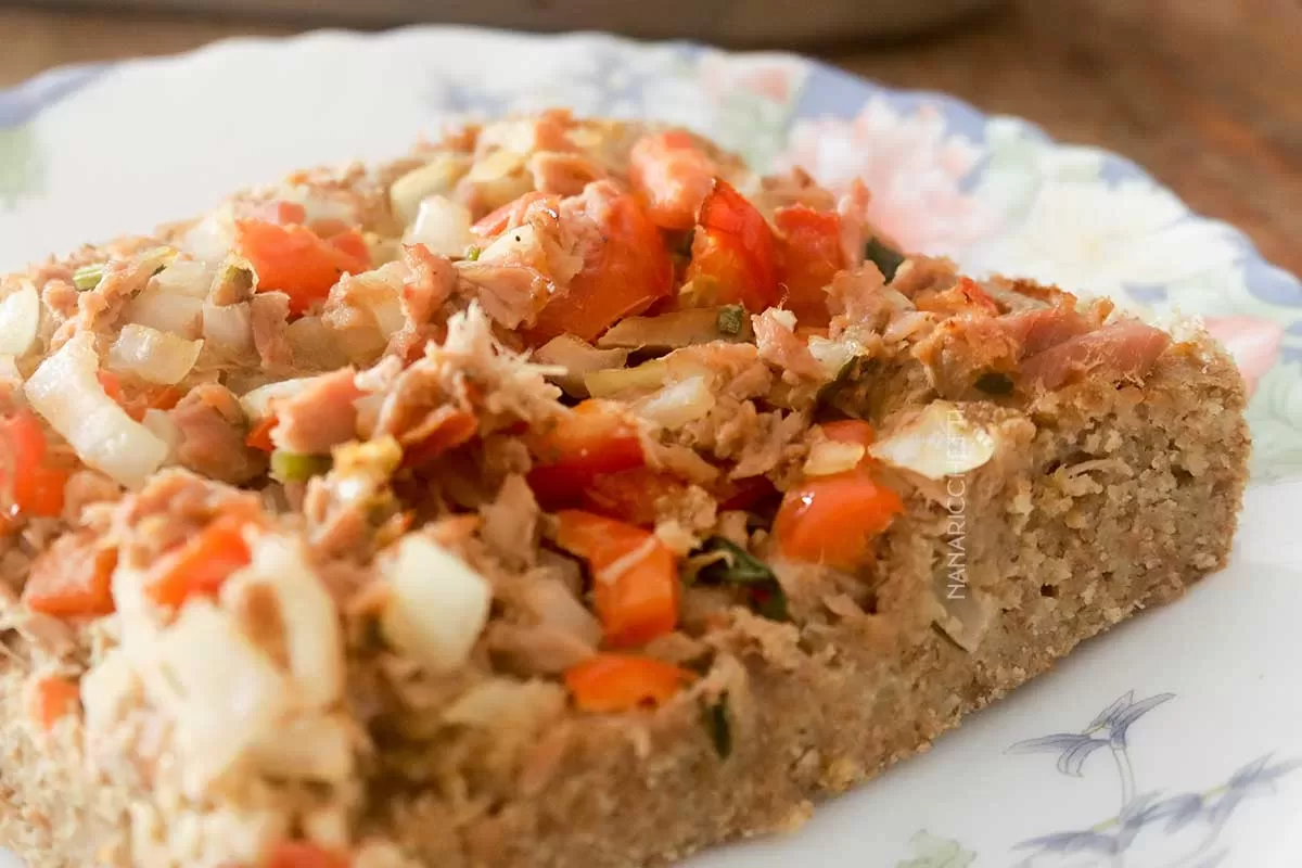 Torta de Atum Integral de Liquidificador