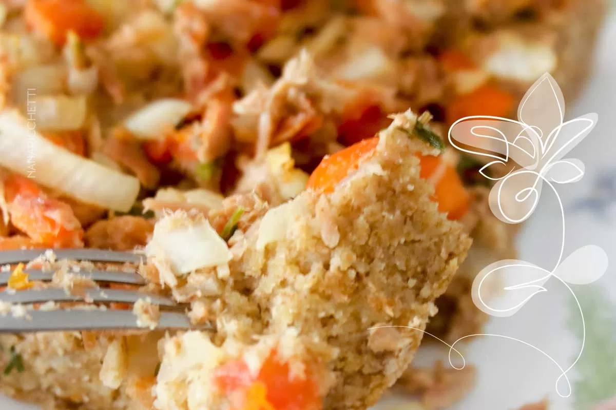 Receita de Torta de Atum Integral - faça uma deliciosa torta com farinha de trigo integral para o pessoal de casa.