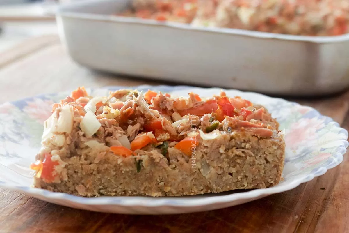 Receita de Torta de Atum Integral - faça uma deliciosa torta com farinha de trigo integral para o pessoal de casa.