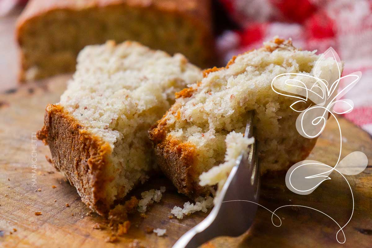 Receita de Banana Bread - faça um delicioso bolo americano para o café da tarde.