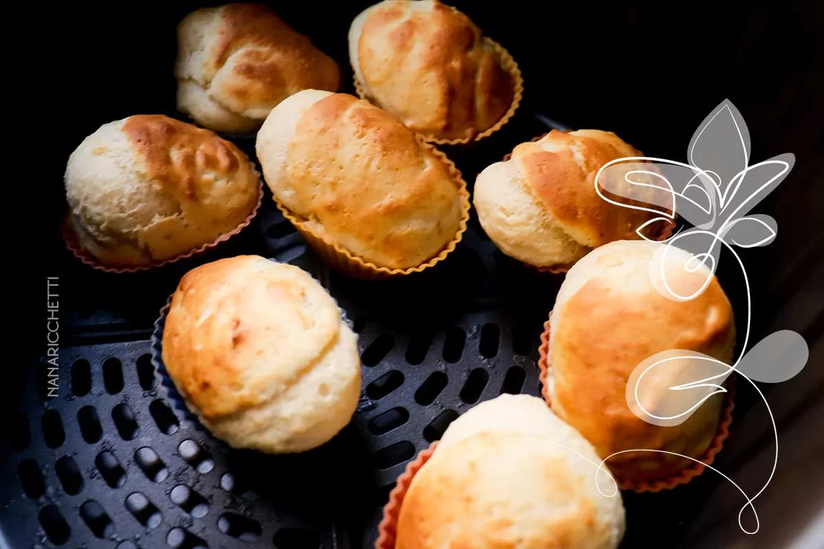 Receita de Bolinho Chuva AirFryer - delicioso para um fim de tarde.