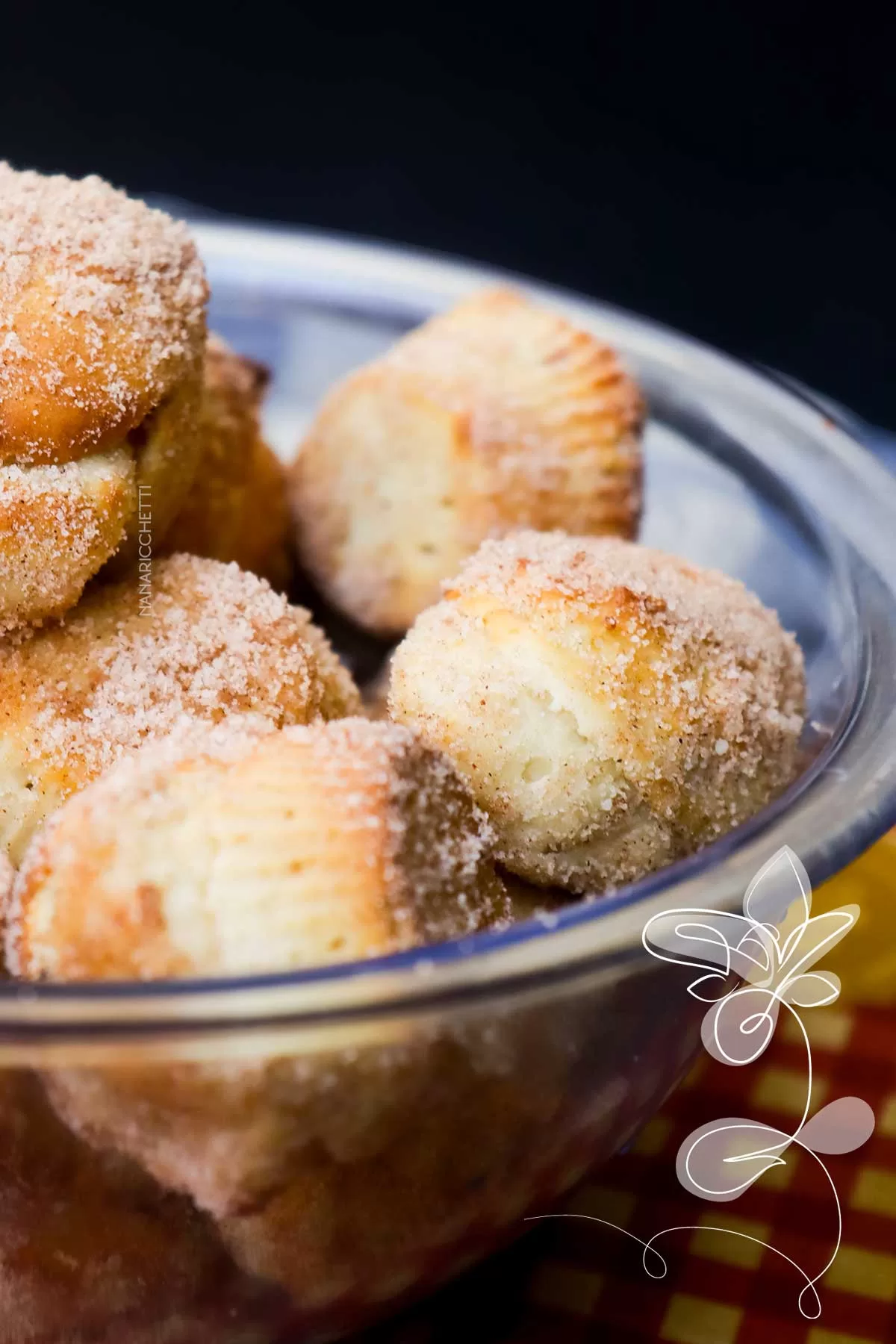 Receita de Bolinho de Chuva na AirFryer - delicioso para um fim de tarde. 