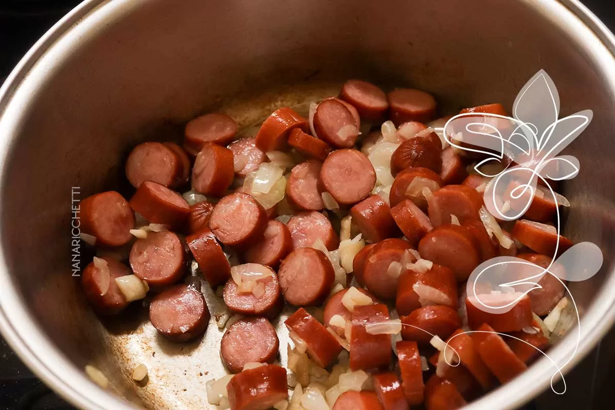 Receita de Canjica Salgada com Calabresa - faça um delicioso almoço de São João.