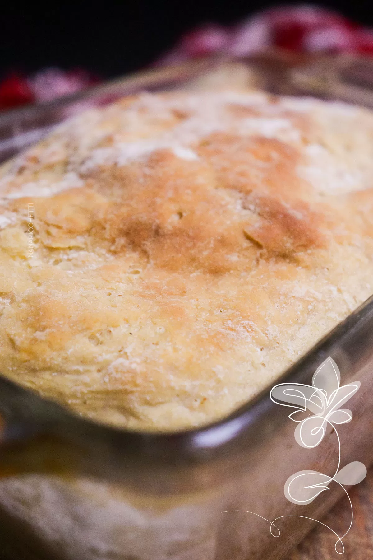 Receita de Pão de Mandioca - pão caseiro gostoso e macio, muito simples de fazer.