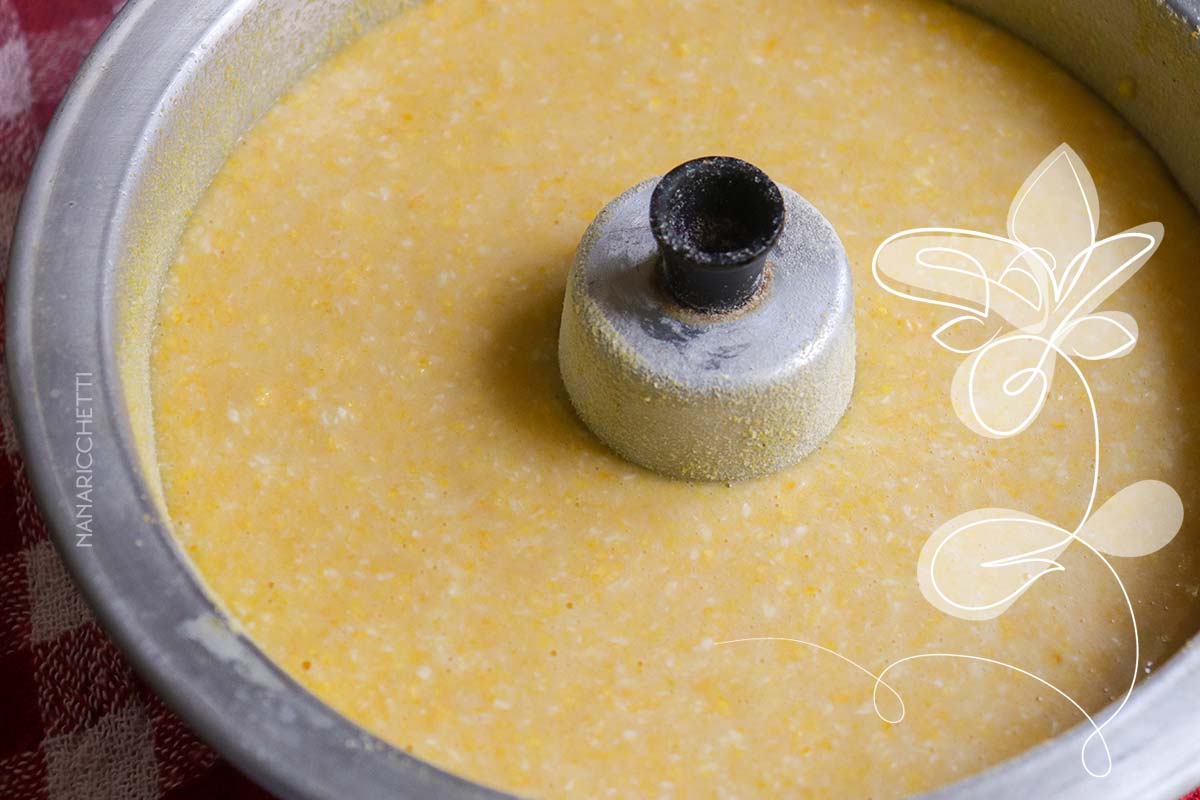 Receita de Bolo Flocão de Milho - uma receita simples para fazer em casa.