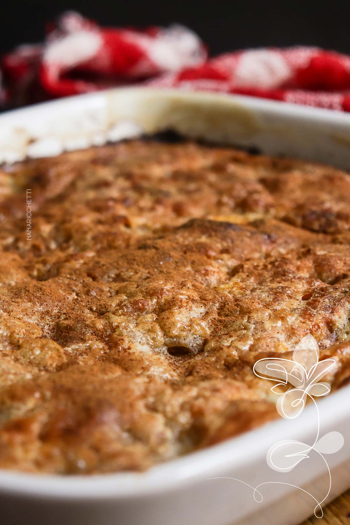 Receita de Torta Preguiçosa de Banana - uma sobremesa simples de fazer.