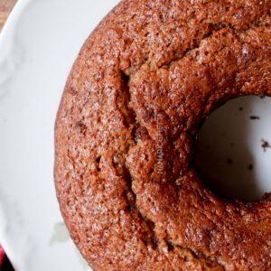 Receita de Bolo de Banana e Chocolate - simples e delicioso, para um chá da tarde.