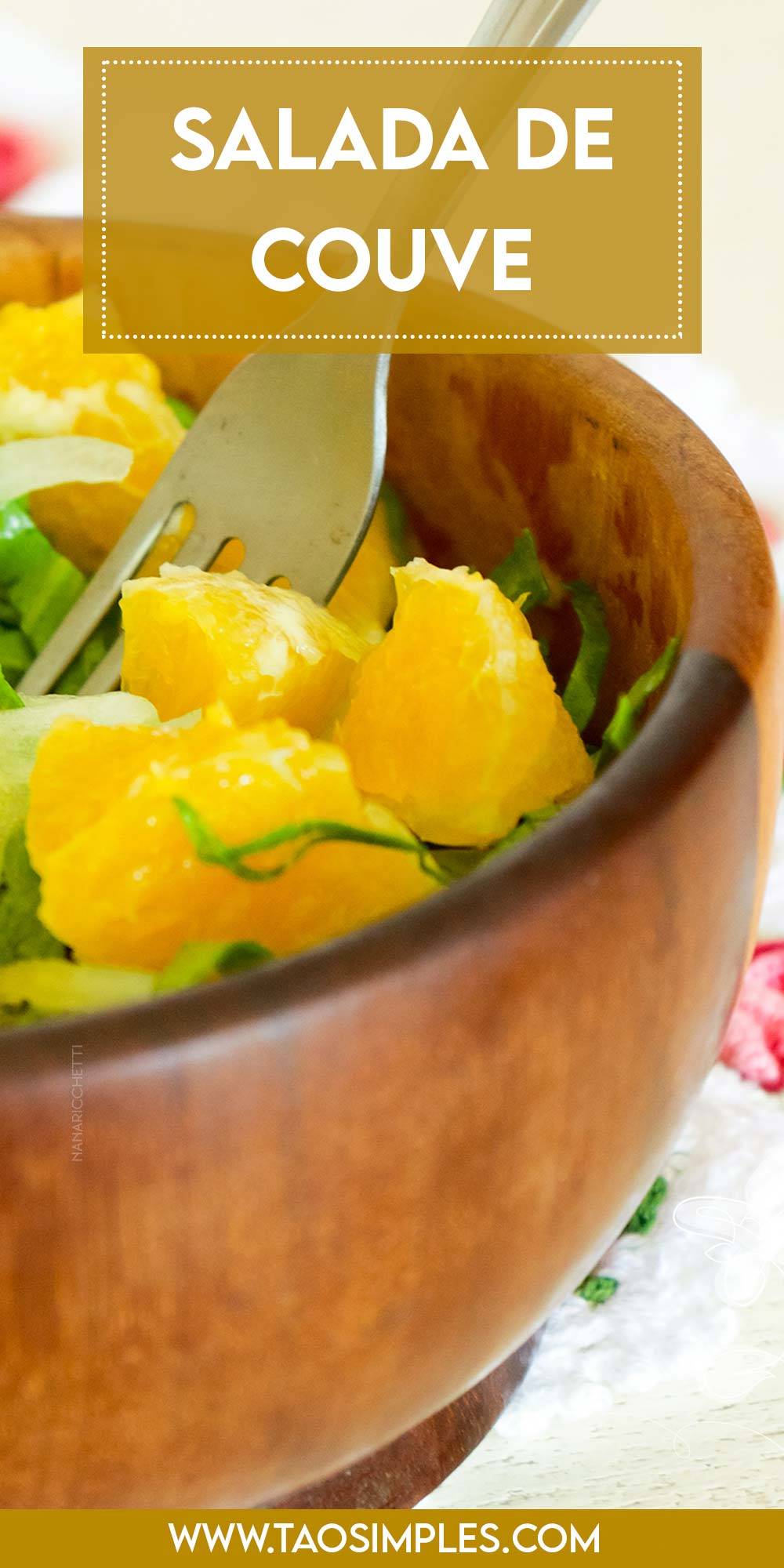 Receita de Salada de Couve - muito simples de fazer, perfeito para o verão.