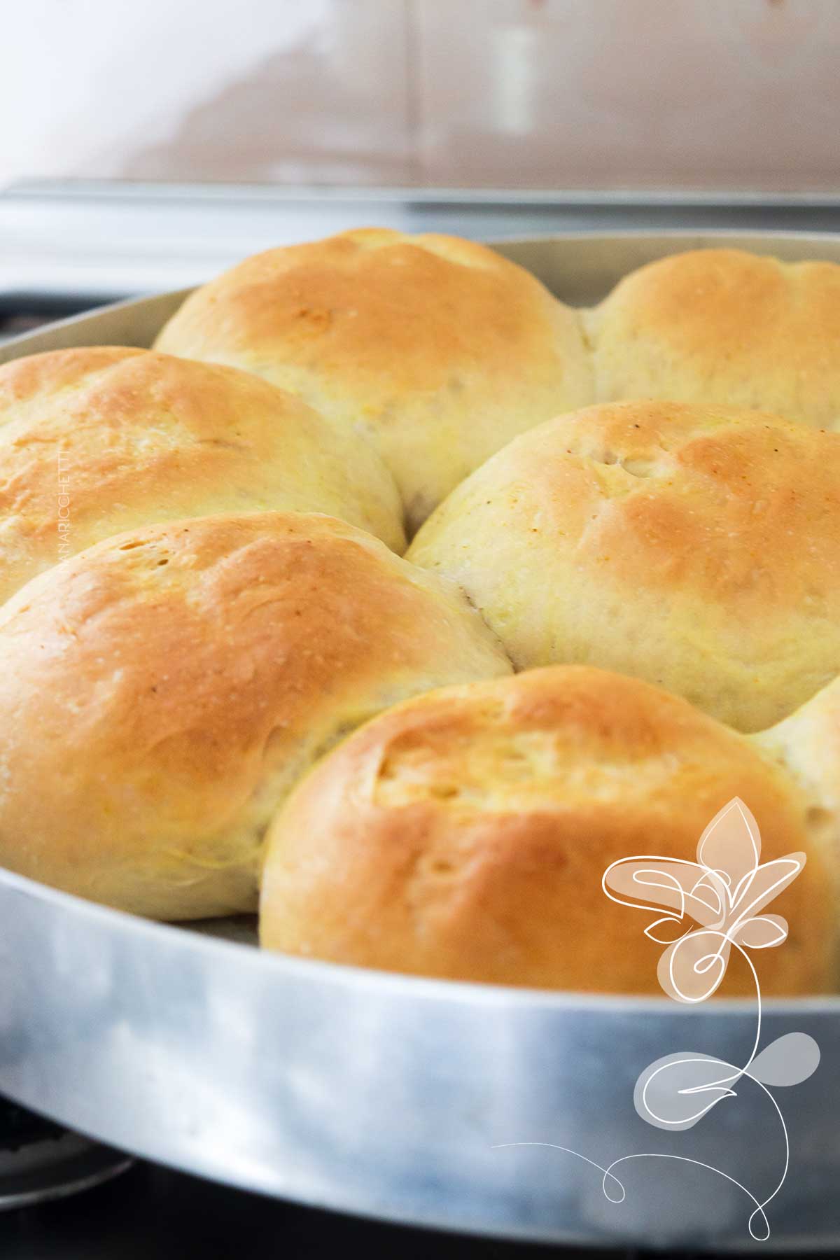 Receita de Pão de Banha de Porco - pão caseiro com uma massa fofinha para o final de semana.