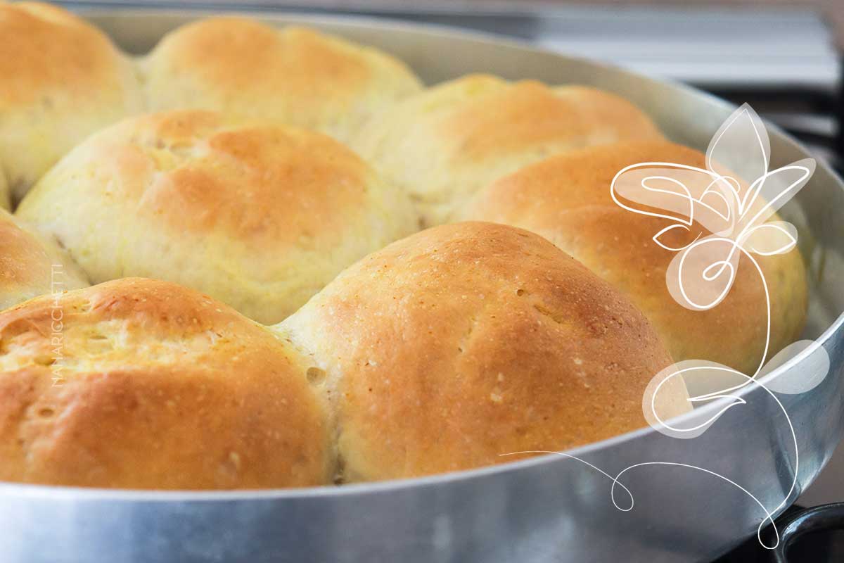 Receita de Pão de Banha de Porco - pão caseiro com uma massa fofinha para o final de semana.