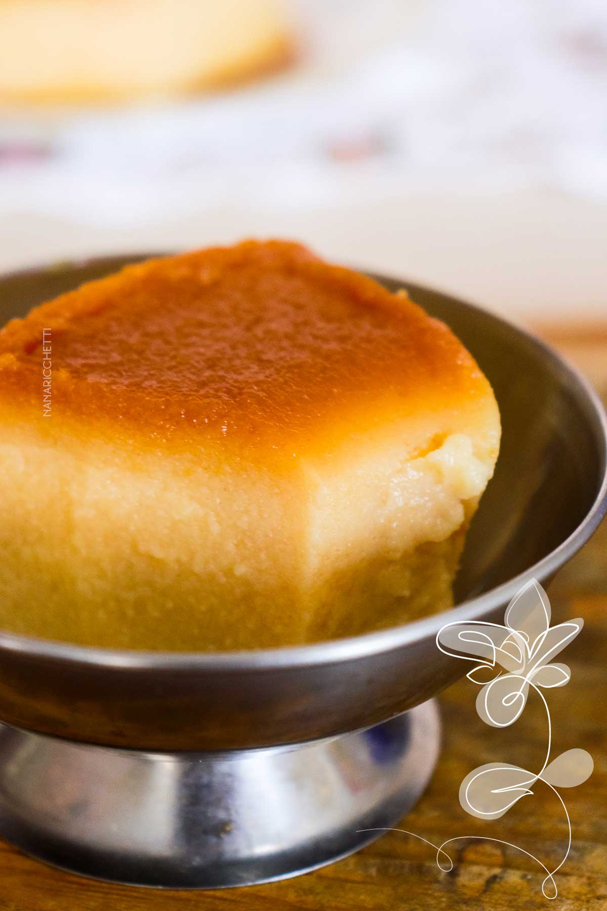 Receita Pudim de Pão na AirFryer - aprenda a fazer um clássico na fritadeira sem óleo.