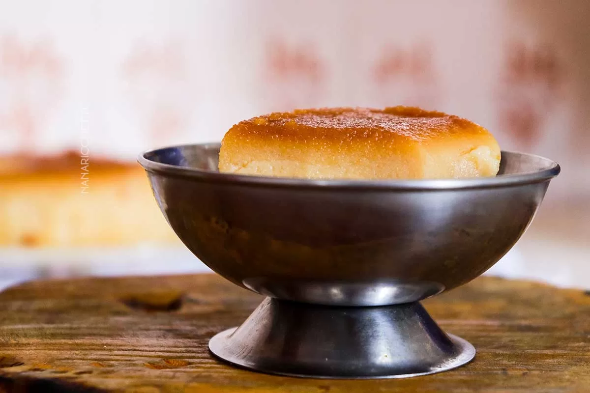 Receita Pudim de Pão na AirFryer - aprenda a fazer um clássico na fritadeira sem óleo.