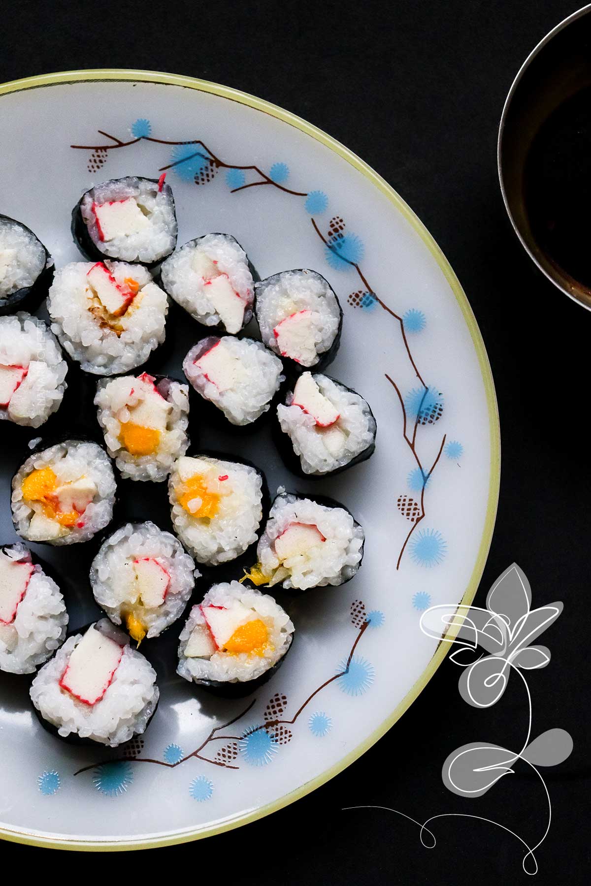 Receita de Sushi Caseiro - chame aquela pessoa que você mais ama e faça sushi para um jantar romântico.