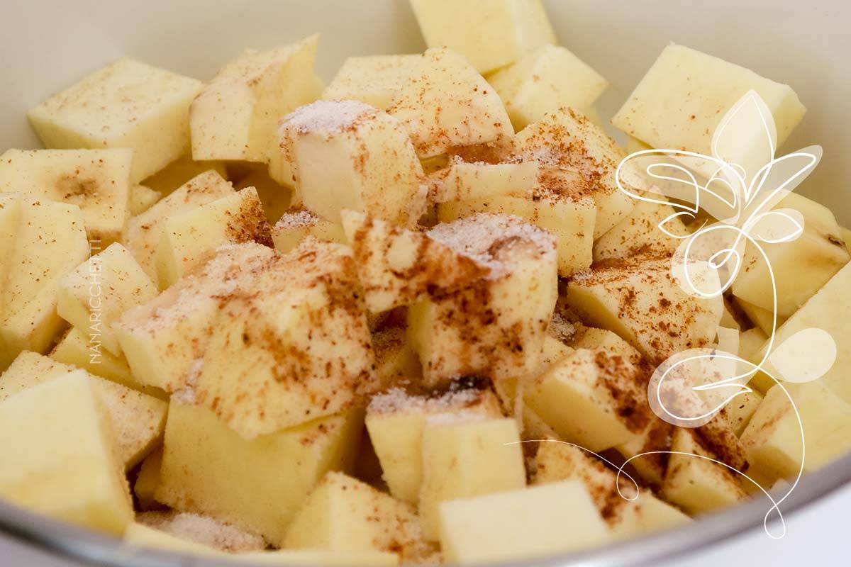 Receita de Batata Doce Picante com Canela em Pó - faça um prato delicioso na sua AirFryer e sirva como petisco ou para acompanhar o almoço da família.