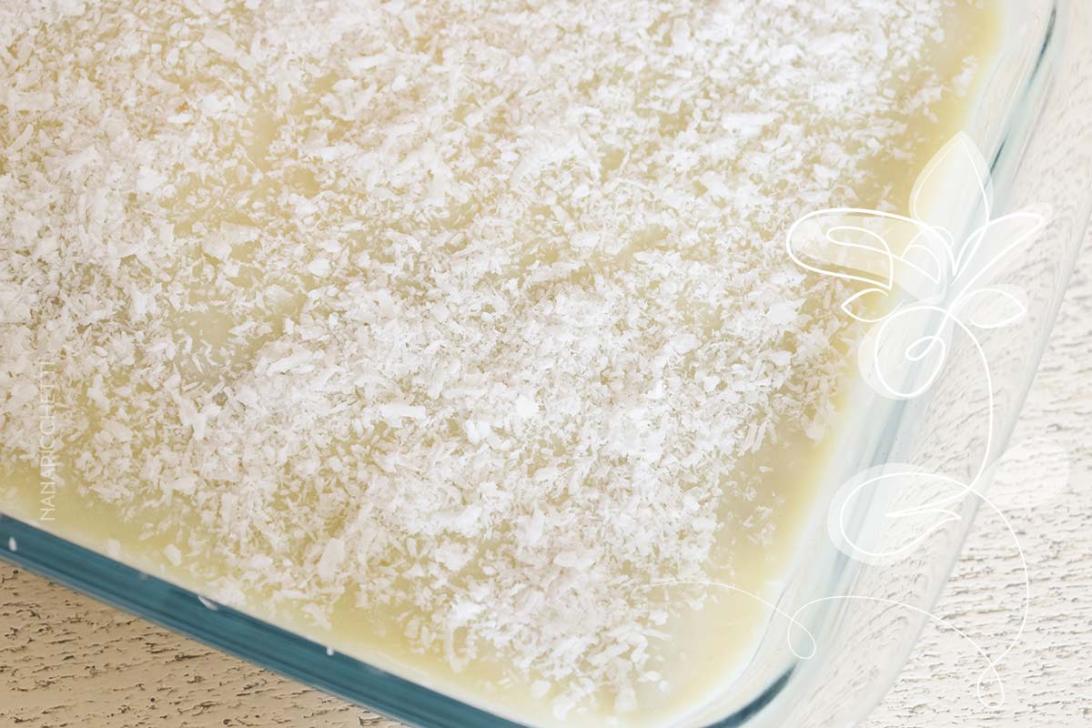 Receita de Torta de Biscoito de Maizena de Coco - uma deliciosa sobremesa para o final de ano e os finais de semana com a família.