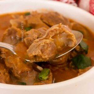 Receita de Moela de Frango com Molho na Panela de Pressão - perfeito para o almoço de domingo com a família.