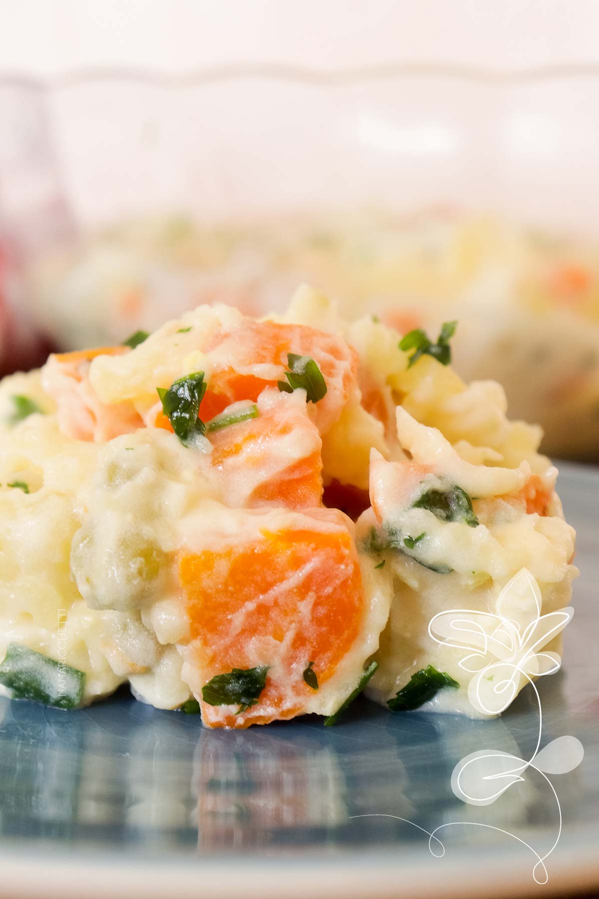 Receita de Salada de Legumes com Maionese - um clássico feito pela minha mãe.