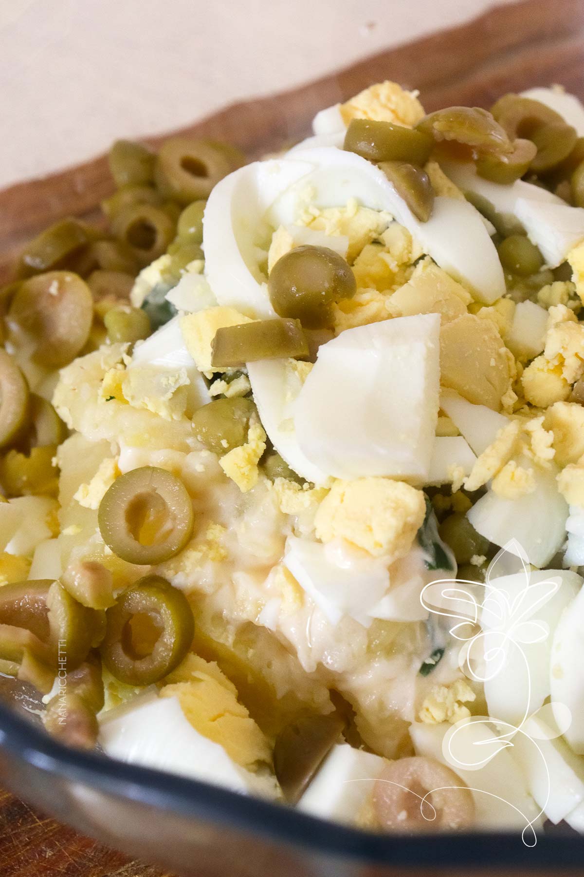 Receita de Salada de Legumes com Maionese - um clássico feito pela minha mãe.