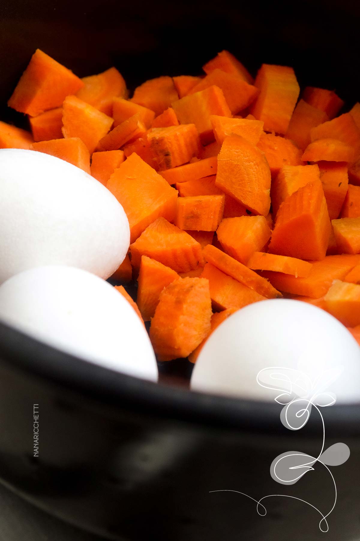 Receita de Salada de Legumes com Maionese - um clássico feito pela minha mãe.