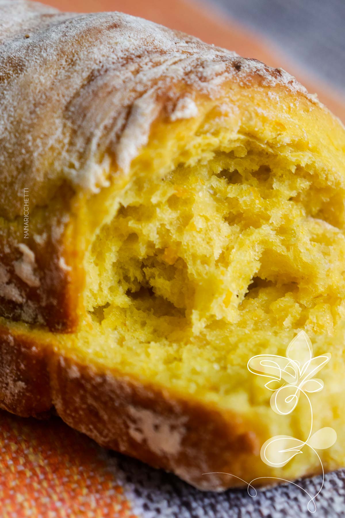 Receita de Pão de Abóbora - delicioso para o lanche da tarde.