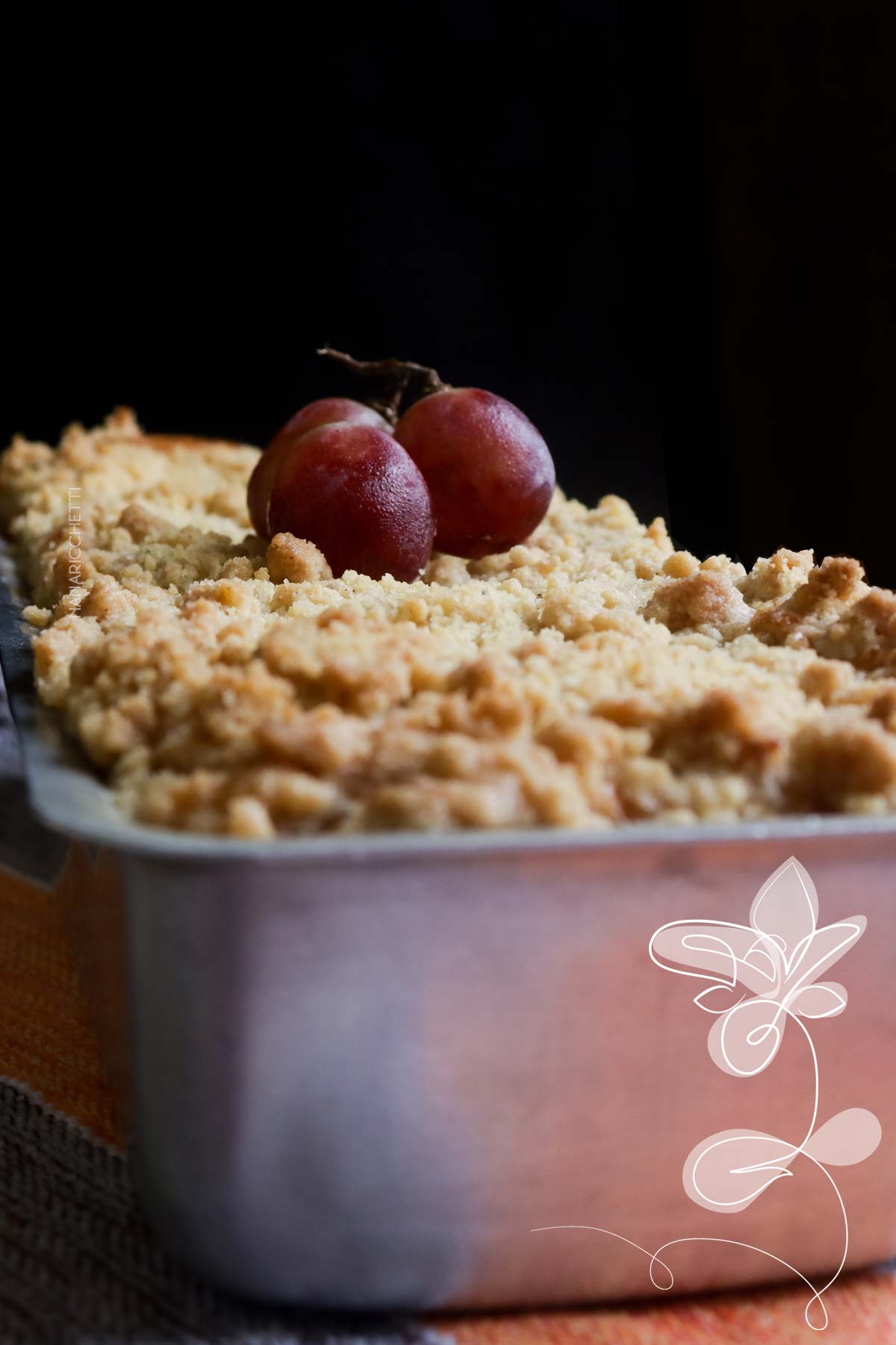 Receita de Cuca de Uva - deliciosa para lanchar em um final de semana chuvoso.