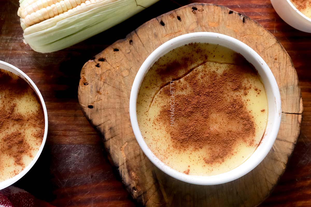 Receita de Pamonha de Colher - Doces e Salgados para comemorar a fogueira da Festa de São João! 