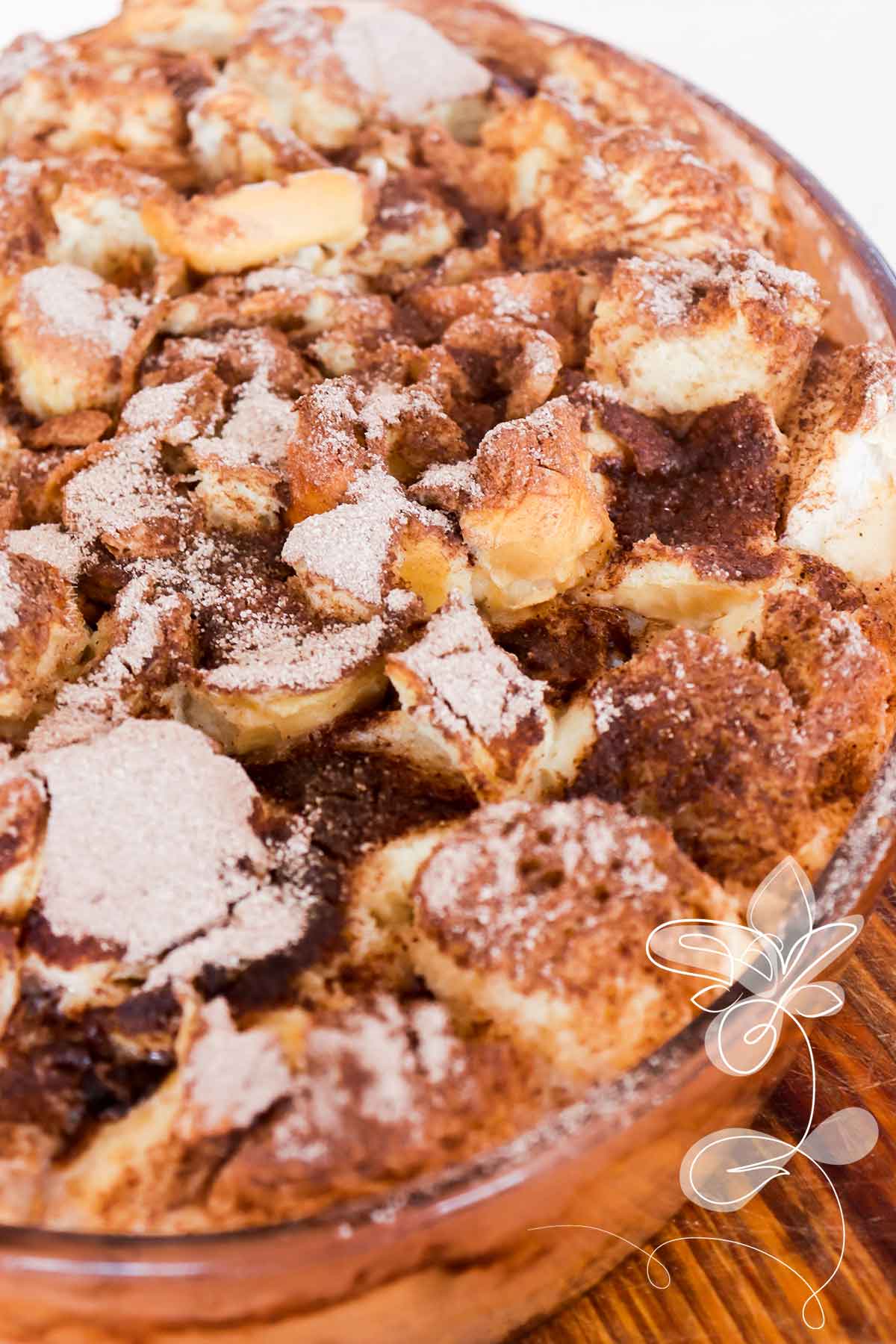 Receita Rabanada de Travessa de Forno - uma sobremesa deliciosa para servir na Ceia de Natal e do Ano Novo.